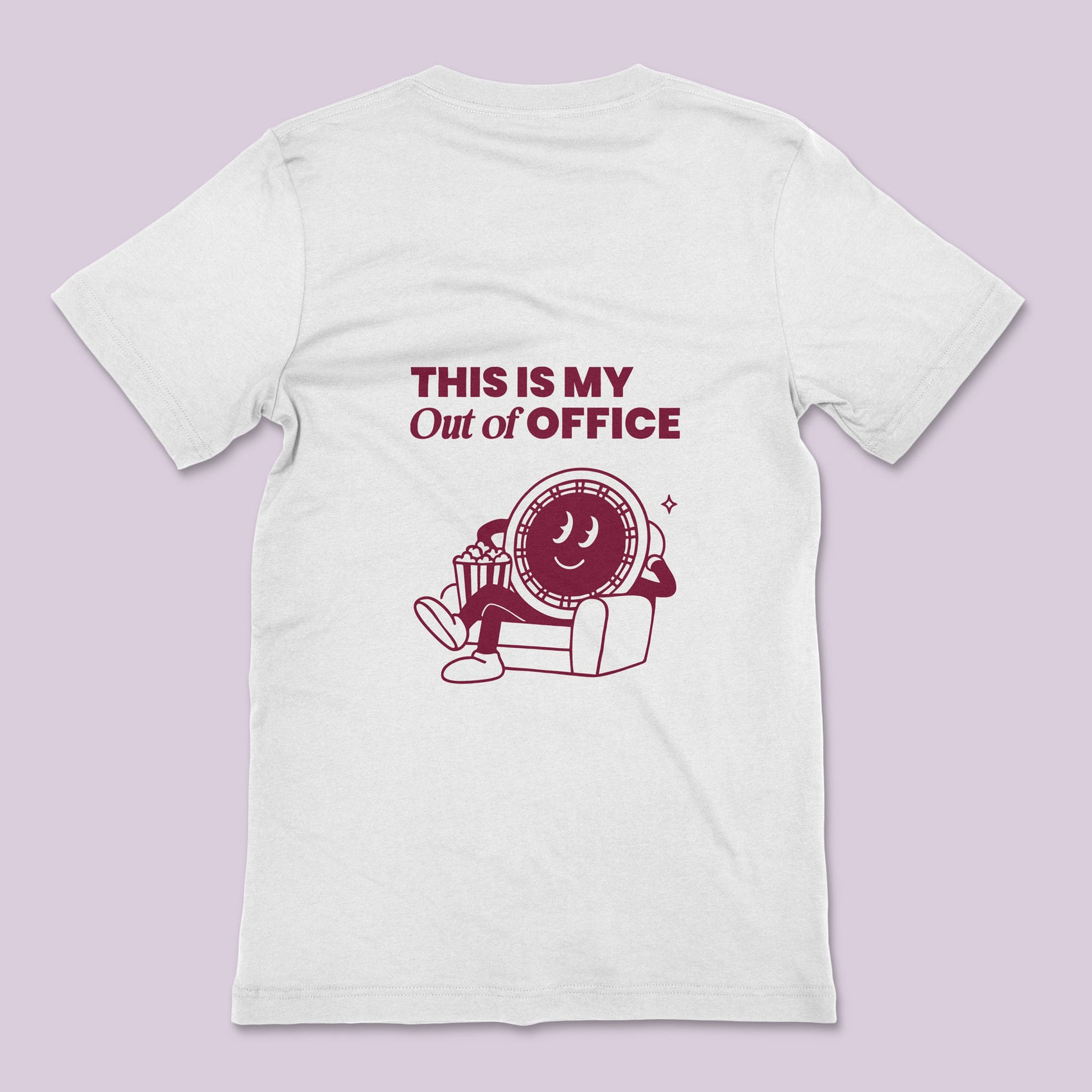 Tshirt Oversize Out Of Office - Sillón